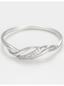 ATELIER DU DIAMANT Złoty pierścionek "Life" z diamentami rozmiar: 54. Szare pierścionki ATELIER DU DIAMANT, z diamentem, złote. Za 608,99 zł.