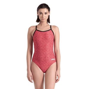 Strój Kąpielowy Arena Abstract Tiles Light Drop Back – Red Team – Rozmiar 40. Czerwone stroje jednoczęściowe Arena, bez wzorów. Za 282,54 zł.