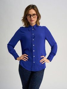 Marks & Spencer Koszula w kolorze niebieskim rozmiar: XXL. Niebieskie koszule Marks & Spencer, xxl, bez wzorów, bez kołnierzyka, bez ramiączek. Za 65,95 zł.