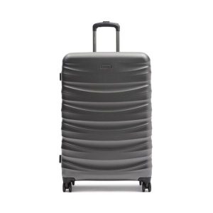 Walizka duża Puccini. Szare walizki Puccini, bez wzorów, duże. Za 329,99 zł.