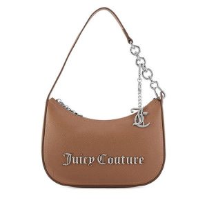 Torebka Juicy Couture. Brązowe torebki klasyczne Juicy Couture, bez wzorów, bez dodatków. Za 279,99 zł.