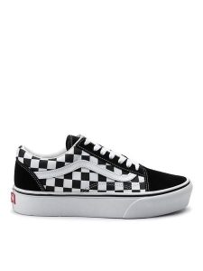 Vans Tenisówki Old Skool Platfor VN0A3B3UHRK1 Czarny. Czarne trampki Vans, bez wzorów, z materiału, bez zapięcia. Za 219,99 zł.