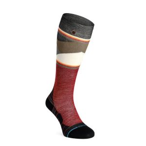Skarpety narciarskie Stance Jimmy Chin UL Wool Snow. Czerwone skarpetki Stance, bez wzorów. Za 90,99 zł.