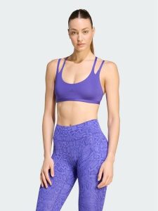Adidas Biustonosz sportowy Optime Workout Strappy Light Support Bra KS6041 Fioletowy. Fioletowe biustonosze sportowe ADIDAS, bez wzorów, z syntetyku. Za 219,99 zł.