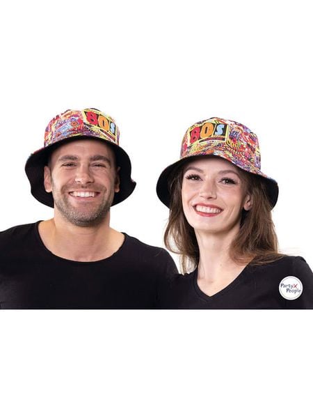 Party x People Kapelusz kostiumowy "80s" ze wzorem rozmiar: onesize. Kapelusze Party x People, bez wzorów. Za 30,49 zł.