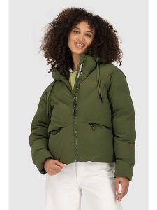 Alife and kickin Kurtka zimowa "MurielAK" w kolorze khaki rozmiar: M. Brązowe kurtki Alife and Kickin, na zimę, m, bez wzorów, z puchu, bez kaptura. Za 305,45 zł.