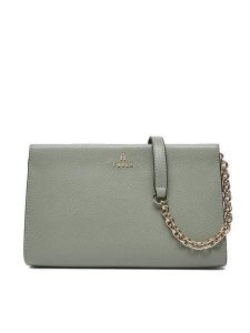 Furla Torebka Camelia WE00528 ARE000 AG700 Zielony. Zielone torebki wieczorowe Furla, bez wzorów, ze skóry, bez dodatków. Za 589,99 zł.