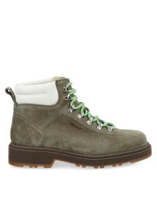 Gant Trapery 31543079 Szary. Szare buty zimowe GANT, ze skóry, bez obcasa, bez zapięcia. Za 769,99 zł.