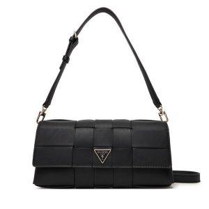 Torebka Guess. Czarne torebki klasyczne Guess, z aplikacjami, bez dodatków. Za 449,99 zł.