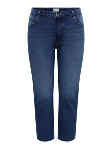 ONLY Carmakoma Rybaczki dżinsowe - Regular fit - w kolorze niebieskim rozmiar: 50/L32. Niebieskie jeansy Only Carmakoma, bez wzorów, z bawełny. Za 100,52 zł.