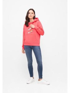 Derbe Bluza w kolorze koralowym rozmiar: M. Różowe bluzy Derbe, m, bez wzorów, z bawełny, z kapturem. Za 223,99 zł.