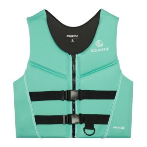 Kamizelka asekuracyjna AQUASTIC Omni 50N neoprenowa. Czerwone kamizelki AQUASTIC, l, bez wzorów, z neoprenu, bez kołnierzyka, bez ramiączek, bez kaptura. Za 159,99 zł.