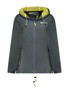 Geographical Norway Kurtka przejściowa w kolorze antracytowym rozmiar: S. Czarne kurtki Geographical Norway, s, bez wzorów, bez kaptura. Za 83,42 zł.