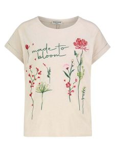 Eight2Nine Koszulka w kolorze beżowym rozmiar: XS. Brązowe bluzki Eight2Nine, xs, bez wzorów, z bawełny, bez kołnierzyka, bez ramiączek. Za 48,16 zł.