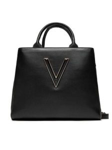 Valentino Torebka Coney VBS7QN02 Czarny. Czarne shopper bag Valentino, bez wzorów, ze skóry, bez dodatków. Za 339,99 zł.