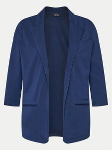 Olsen Marynarka 11201589 Granatowy Regular Fit. Niebieskie marynarki i żakiety Olsen, bez wzorów, z bawełny. Za 269,99 zł.