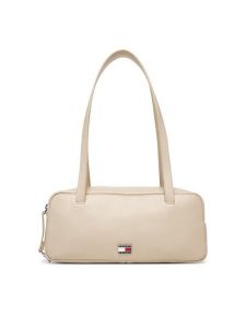 Tommy Jeans Torebka Tjw City Shoulder Bag AW0AW18075 Beżowy. Brązowe torebki klasyczne Tommy Jeans, bez wzorów, z jeansu, bez dodatków. Za 529,99 zł.