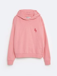 Bluza damska z haftem na piersi różowa Freja 600. Czerwone bluzy Big Star, l, bez wzorów, z bawełny, z kapturem. W wyprzedaży za 99,99 zł.