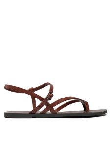 Vagabond Shoemakers Sandały Tia 2.0 5531-401-27 Brązowy. Brązowe sandały Vagabond Shoemakers, bez wzorów, ze skóry, bez obcasa, na płaskiej podeszwie, bez zapięcia. Za 419,99 zł.