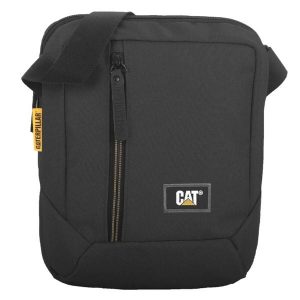 Saszetka na ramię sportowa dla dorosłych Shoulder Bag. Czarne nerki i saszetki Caterpillar, bez wzorów, z materiału. Za 99,99 zł.