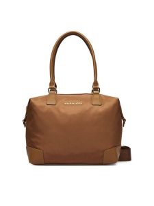 Valentino Torebka Jenny Re VBSA9T01 Beżowy. Brązowe torebki klasyczne Valentino, bez wzorów, z materiału, bez dodatków. Za 549,99 zł.