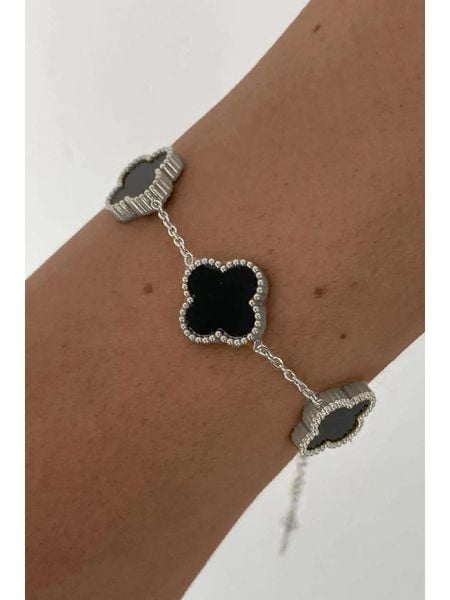 Heliophilia Bransoletka z elementami ozdobnymi rozmiar: onesize. Szare bransoletki Heliophilia, z cyrkonią, metalowe. Za 34,99 zł.