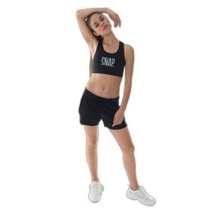 Spodenki damskie Snap Climbing Wave. Czarne szorty SNAP CLIMBING, bez wzorów, sportowe. Za 299,00 zł.