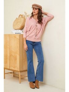 Soft Cashmere Kardigan w kolorze jasnoróżowym rozmiar: 38/40. Różowe kardigany Soft Cashmere, bez wzorów, z kaszmiru, bez ramiączek. Za 104,99 zł.