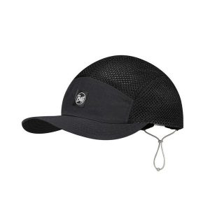 Czapka Buff 5 Panels Air Cap. Czarne czapki Buff, bez wzorów, sportowe. Za 119,99 zł.