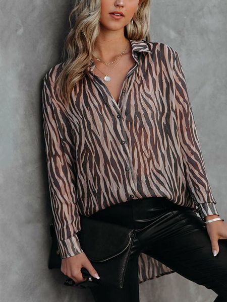 Milan Kiss Koszula w kolorze brązowo-czarnym rozmiar: S. Brązowe koszule Milan Kiss, s, bez wzorów, bez kołnierzyka, bez ramiączek. Za 170,07 zł.