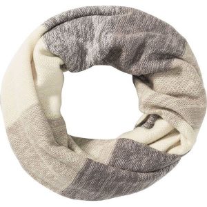 Szal w paski bonprix jasnooliwkowo-beżowo-szaro-jasnożółty. Fioletowe szaliki marki bonprix, w paski. Za 37,99 zł.