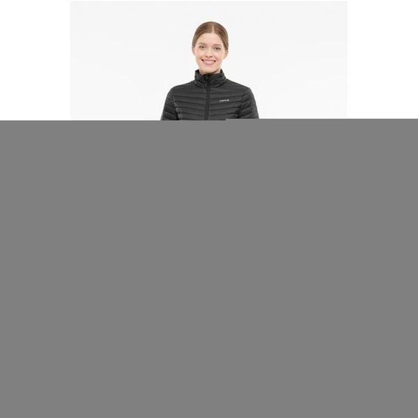 Kurtka zimowa puchowa damska Walzen Lady - lekka, ciepła, wodoodporna. Czarne kurtki Viking, na zimę, bez wzorów, z puchu, bez kaptura. W wyprzedaży za 399,92 zł.