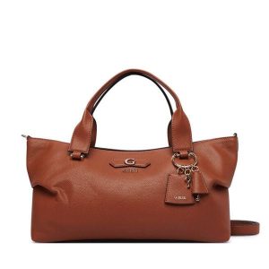 Torebka Guess. Brązowe torebki klasyczne Guess, z aplikacjami, bez dodatków. Za 634,99 zł.