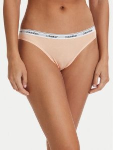 Calvin Klein Underwear Figi klasyczne 000QD5044E Pomarańczowy jasny. Brązowe figi Calvin Klein Underwear, bez wzorów, z bawełny. Za 79,99 zł.