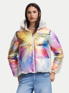 Desigual Kurtka zimowa Kalmar 24WWEW40 Kolorowy Regular Fit. Kurtki Desigual, na zimę, xs, bez wzorów, z syntetyku, bez kaptura. Za 599,99 zł.