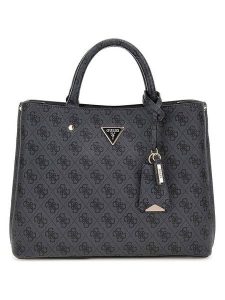 Guess Torebka w kolorze antracytowym - 30 x 24 x 11 cm rozmiar: onesize. Czarne torebki klasyczne Guess, z aplikacjami, z materiału, bez dodatków. Za 448,99 zł.