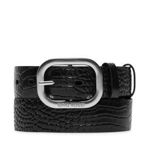 Pasek Damski GINO ROSSI. Czarne paski Gino Rossi, bez wzorów. Za 99,99 zł.