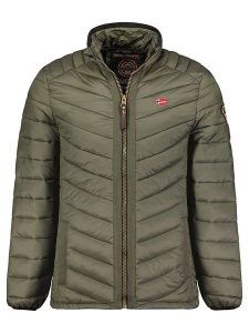 Geographical Norway Kurtka pikowana "Carliti" w kolorze oliwkowym rozmiar: XXL. Brązowe kurtki Geographical Norway, xxl, bez wzorów, bez kaptura. Za 174,84 zł.