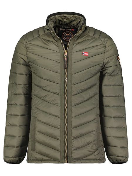 Geographical Norway Kurtka pikowana "Carliti" w kolorze oliwkowym rozmiar: XXL. Brązowe kurtki Geographical Norway, xxl, bez wzorów, bez kaptura. Za 174,84 zł.