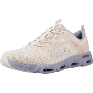 Buty SKECHERS GILDE STEP GRATIFY Rose. Czerwone buty sportowe Skechers, bez wzorów, z tkaniny, bez zapięcia. Za 349,99 zł.