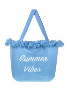 BLE Shopper bag w kolorze błękitnym - 50 x 34 x 10 cm rozmiar: onesize. Niebieskie shopper bag BLE, bez wzorów, z materiału, na ramię, bez dodatków. Za 42,45 zł.