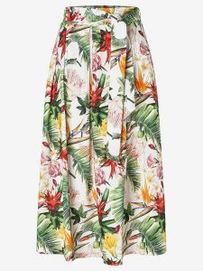 More & More Spódnica w kolorze zielono-czerwono-białym rozmiar: 38. Białe spódnice More & More, bez wzorów, midi. Za 161,73 zł.