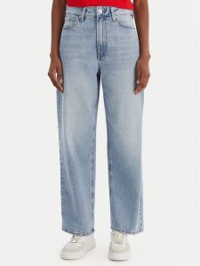 Calvin Klein Jeans Jeansy Eu Barrel LV047E628G Niebieski Regular Fit. Niebieskie jeansy Calvin Klein Jeans, bez wzorów, z bawełny. Za 489,99 zł.