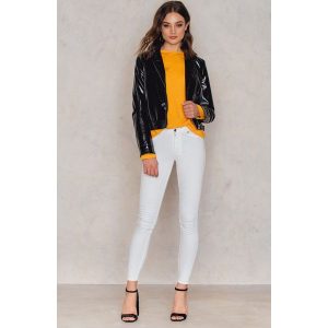 Cheap Monday Białe rurki z wysokim stanem - White. Rurki marki Cheap Monday. W wyprzedaży za 80,98 zł.
