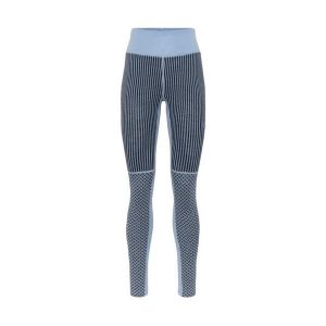 Damskie legginsy Kari Traa Smekker. Niebieskie legginsy Kari Traa, bez wzorów, z materiału, z podwyższonym stanem. Za 391,00 zł.