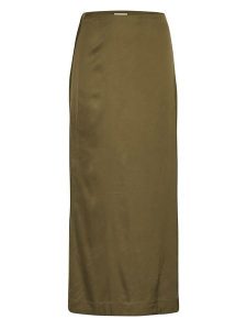 MOSS COPENHAGEN Spódnica "Julietta" w kolorze khaki rozmiar: L. Brązowe spódnice Moss Copenhagen, na co dzień, l, bez wzorów, maxi. Za 158,10 zł.