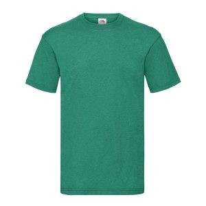 Koszulka Unisex Dla Dorosłych Valueweight. Zielone bluzki FRUIT OF THE LOOM, m, bez wzorów, sportowe, bez kołnierzyka, bez ramiączek. Za 35,99 zł.