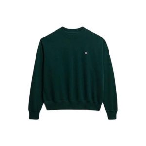 Bluza damska Superdry Essential Heritage. Zielone bluzy Superdry, bez wzorów, bez kaptura. Za 284,00 zł.