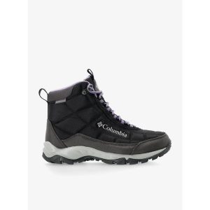 Buty zimowe damskie Columbia Firecamp Boot. Czarne buty trekkingowe Columbia, bez zapięcia. Za 335,99 zł.