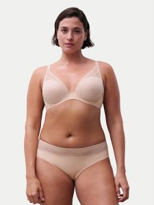 Chantelle Biustonosz z fiszbiną Norah Chic C16MNA Różowy. Czerwone biustonosze Chantelle, bez wzorów, z syntetyku. Za 199,99 zł.